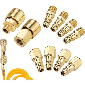 Luchtaansluiting 1/4 inch Persluchtkoppeling - Snelsluiting voor Compressoren
