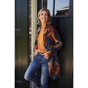 NED Trui Fresa Ls Rmj Furry Knit 25w1 U172 05 672 Butterum Brown Dames Maat - S