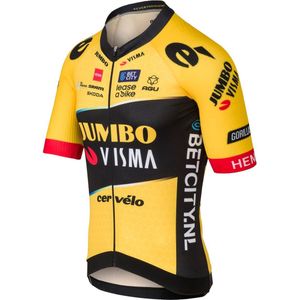 AGU Premium Replica Fietsshirt Team Jumbo-Visma Heren - Yellow - XXL