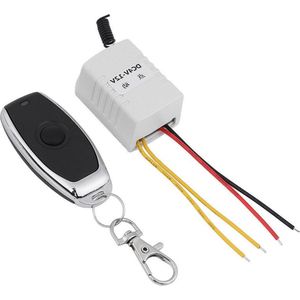 Afstandsbediening schakelaar - 4V 5V 6V 7.4V 9V 12V - mini radio relais - sleutelschakelaar ontvanger + zender .