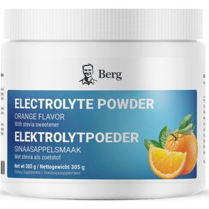 Berg - Elektrolytenpoeder - Sinaasappelsmaak - Hydratatie & Energie - 50 Porties - Suikervrij