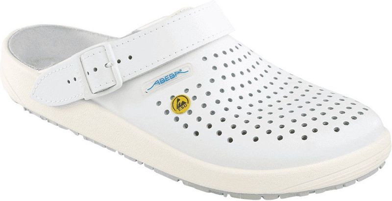 Abeba - 5300 ESD - Werksandaal - Wit - Leer