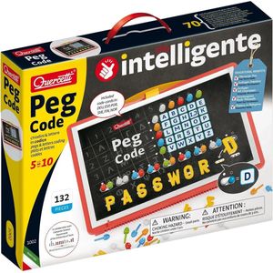 Quercetti Peg Code - Geheimschrift Maken Spel voor 5-10 jarigen