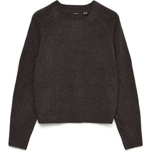 Vero Moda - Aquarius - Sweater - Donkerbruin - Regular Fit