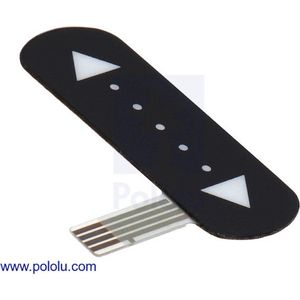 Force-Sensing Linear Potentiometer: 1.4″×0.4″ Strip Pololu 2729