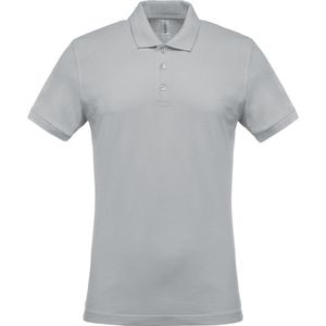 Kariban Piqué-herenpolo korte mouwen K254 - Snow Grey - 4XL