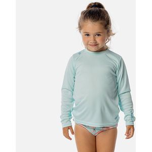 Skinshield by Vapor Apparel - FACTOR 50+ UV-zonbeschermend Toddler performance T-Shirt, Unisex, lichtblauw, Arctic Blue, lange mouwen - 104/110M, 4T