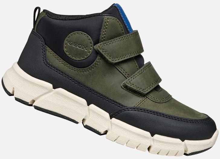 Geox - Flexyper - Kinderlaarzen - Militaire Groen - Zachte en Comfortabele Boots