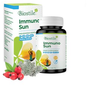 Biostile – Immuno Sun Capsules – 3800 Ie Vitamine D3 – Reishi – 30 Capsules