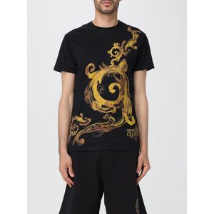 Baroque Print Short Sleeve Tee - Gold T-Shirts