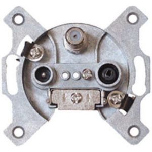 Satelliet Doorvoerdoos R/TV/SAT - 10 dB - Wandcontactdoos