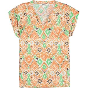 GARCIA Dames T-shirt Bruin - Maat XL