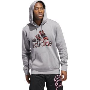 Adidas hoodie 2.0 print - Maat L - grijs