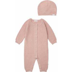 Noppies Prematuur - kledingset - 3delig - 100% Biologische katoen - Boxpak Monrovia Rose Smoke - Muts Niland - Maat 44