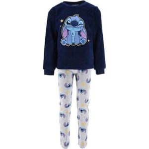 Disney - Lilo & Stitch - Fleece Pyjama - Donkerblauw - Maat 104