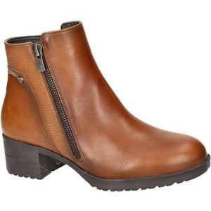 Fluchos -Dames - cognac/caramel - enkellaarzen - maat 40