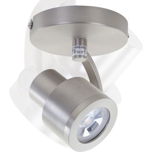 Plafondspot Alto | 1 lichts | grijs / staal | metaal | Ø 10 cm | hal / woonkamer lamp | modern / stoer design