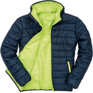 Result Soft padded jacket R233M - Navy / Lime - XXL