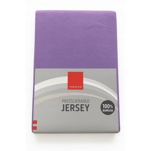 Jersey Hoeslaken 200x220 cm Paars - Premium Katoen, Dik & Zacht