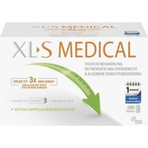 XL-S Medical Vetbinder Afslanksupplement - 180 tabletten - Eetlustremmer