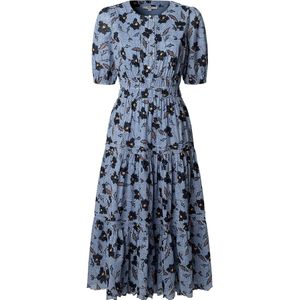 Pepe Jeans - Eva - Midi Jurk - Blauw - Katoen