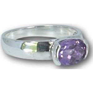 Zilveren ring Amethist Zya