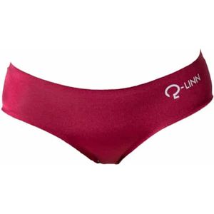 dames slip sport boxer, naadloos, deep red / bordeaux rood