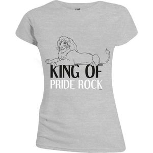 THE LION KING - KING OF PRIDE ROCK WOMEN T-SHIRT - GREY