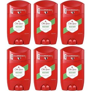 Old Spice Deo Stick Restart - Voordeelverpakking 6 x 50 ml - 8001841858395