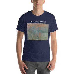 Famous Piece - Kunst T-shirt - Claude Monet 'Impression, Sunrise' - Unisex