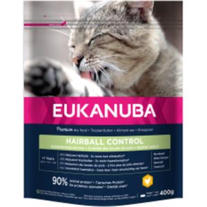 Eukanuba Kattenvoer Adult Hairball Control 400 gr