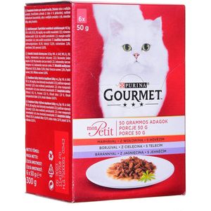 GOURMET Mon Petit Fish Mix - nat kattenvoer - 6 x 50 g