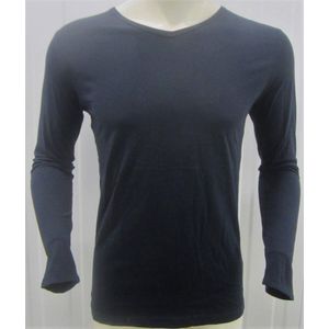 Moscow Basic Shirt - Donker Blauw - V Hals - Maat M