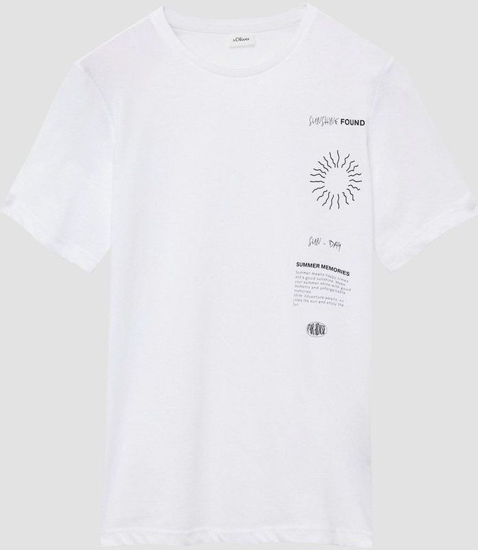 s.Oliver - T-Shirt - Regular-fit - Katoenen Jersey