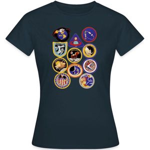 NASA Apollo-missie-insignes T-Shirt Dames