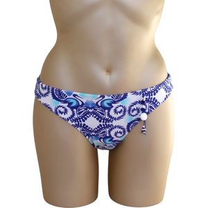 Freya - Malibu - bikinislip - wit met blauwe accenten - maat S / 36