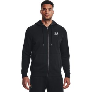 Under Armour Essential Fleece Full Zip Hoody - Sporttruien - zwart - Mannen