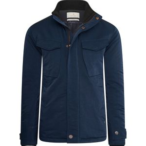 Cast Iron - Heren Jas winter Winter Field Jacket - Blauw - Maat M