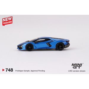 MINI GT 1/64 Lamborghini Revuelto - Blu Eleos