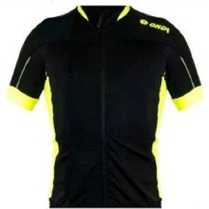 ONDA Fietsshirt korte mouw heren Zwart Fluo - Algarve 2 - XS