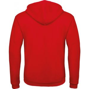 B&C ID.205 Hooded Full Zip Sweatshirt CGWUI25 - Red - XL