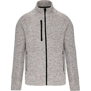 Sweatshirt Heren L Kariban Lange mouw Light Grey Melange 100% Polyester