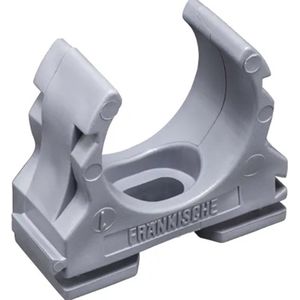 Fränkische klembeugel - 25mm - PVC - grijs per 100 stuks