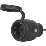 OSRAM - SMART+ WiFi Matter - Buitenstopcontact - Zwart - 3680W - IP44