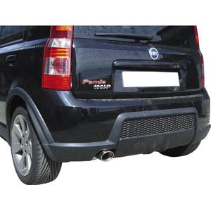InoXcar 100% RVS Sportuitlaat passend voor Fiat Panda 1.4 16v (100pk) 2007- 120x80mm
