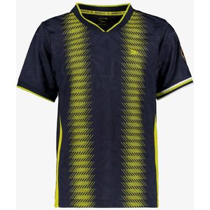 Dutchy Dry kinder voetbal T-shirt zwart geel - Maat 116