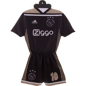 Ajax minikit away 2018-2019 - zwart/goud - maat 30