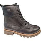 Remonte - Veterboots - Zwart - Leren Dames