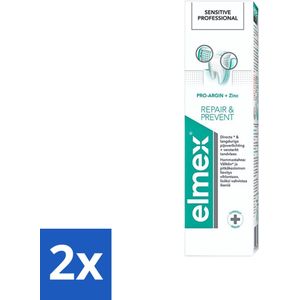 Elmex - Tandpasta - Sensitive Professional - Repair & Prevent - 75 ml - Voordeelverpakking - 2 stuks