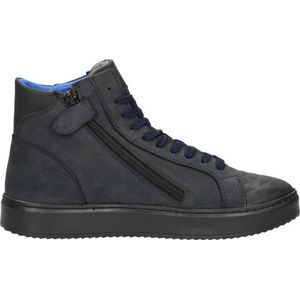 Sub55 Jongens veterschoenen Veterschoenen Hoog - Blauw - Maat 33